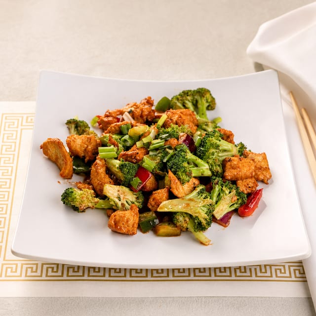 Chicken & Broccoli.