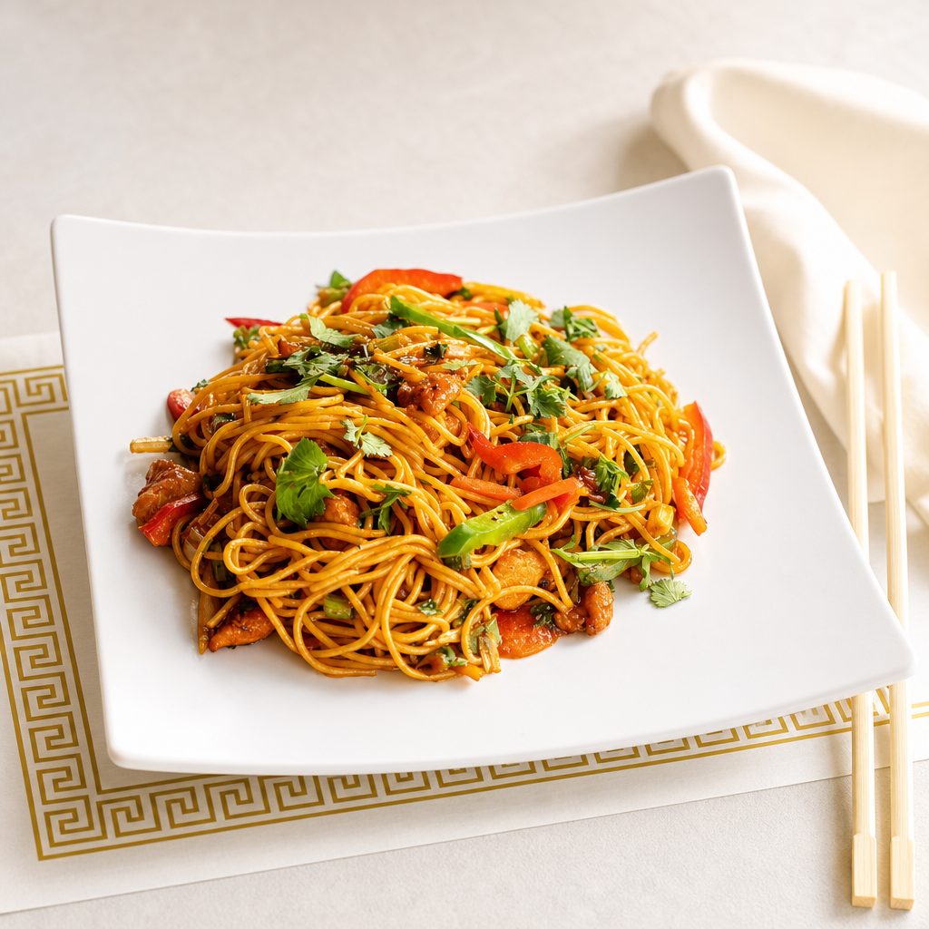 Mix Spicy Mountain Noodles.