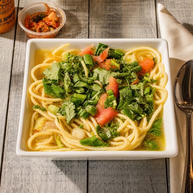 Thukpa Noodle Soup.