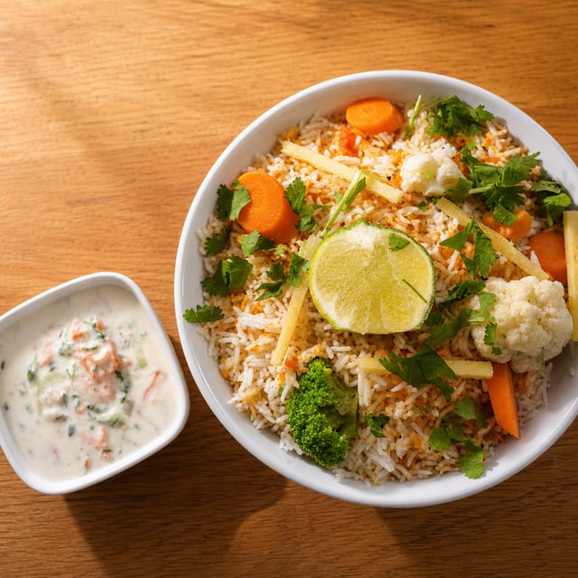 Veg Biryani.