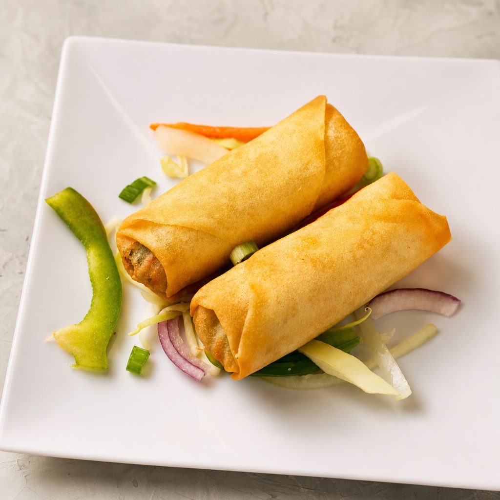 Vegetable Spring Rolls (2 pieces).