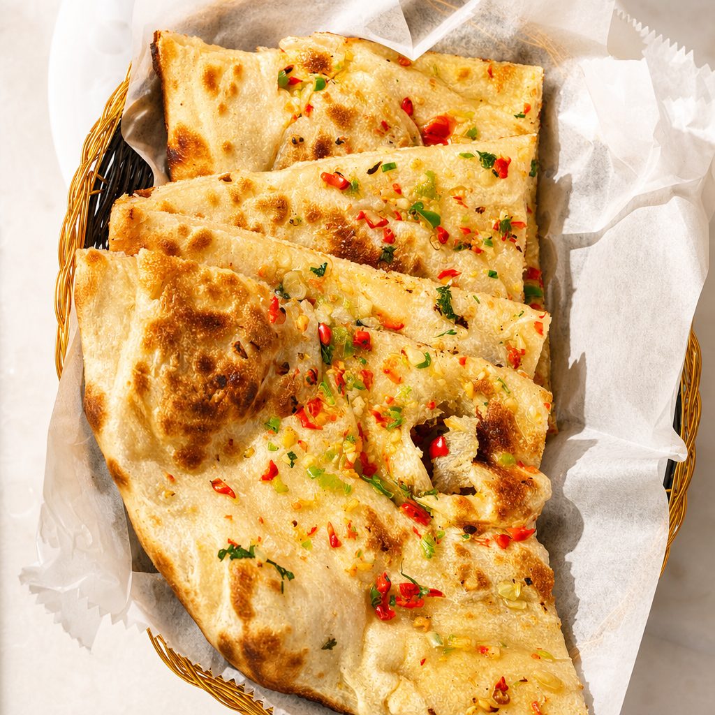 Chili Garlic Naan.