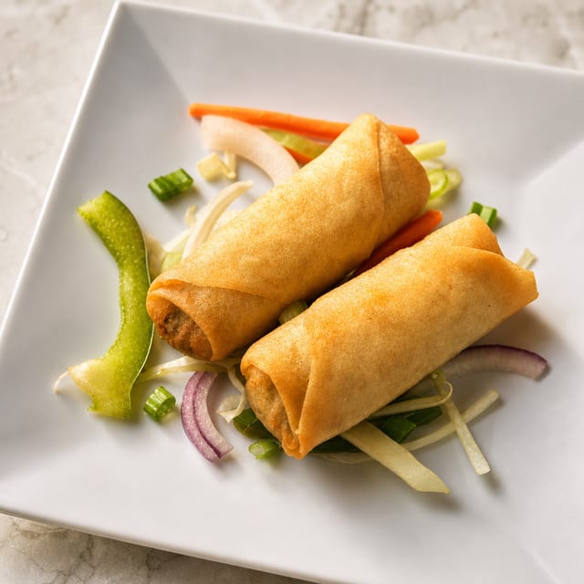 Veggie Spring Rolls (2pc).